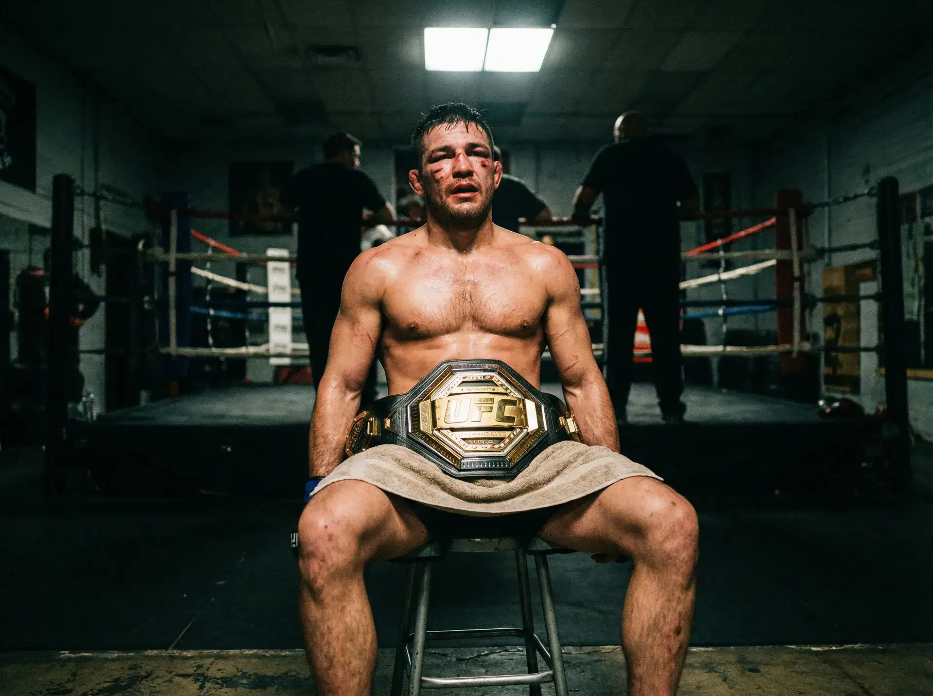 火狐体育官网 中量级冠军铁血战士坐拥金腰带